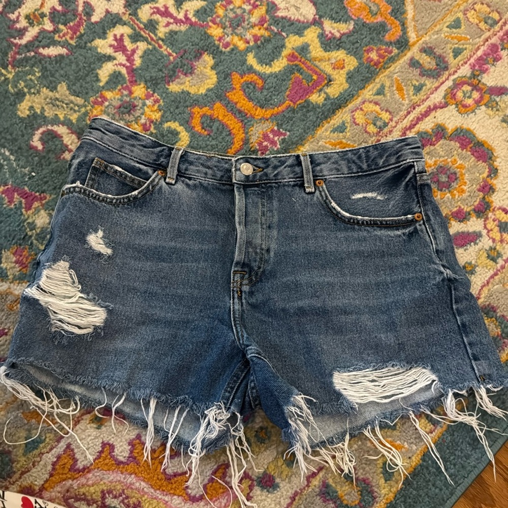 TopShop Distressed Shorts